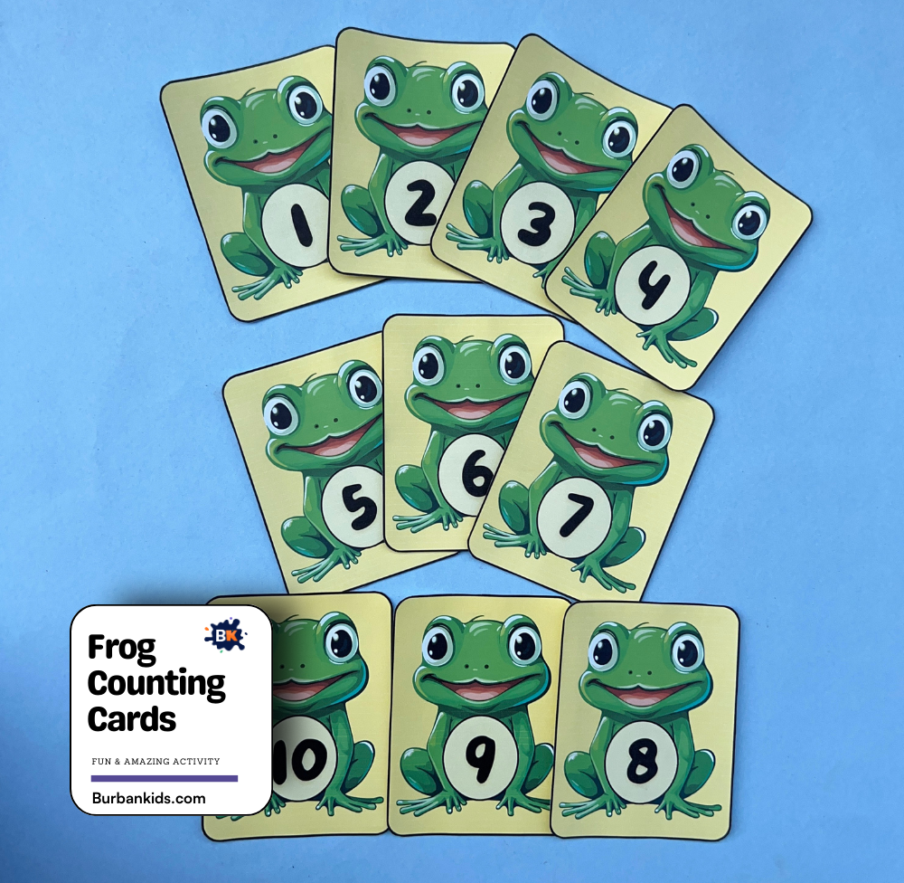 Frog Counting Cards Frog Counting Cards