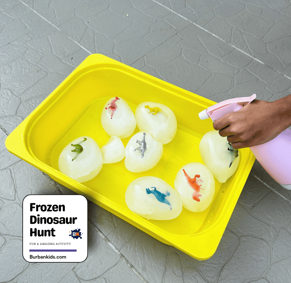 Frozen Dinosaur Hunt Activity