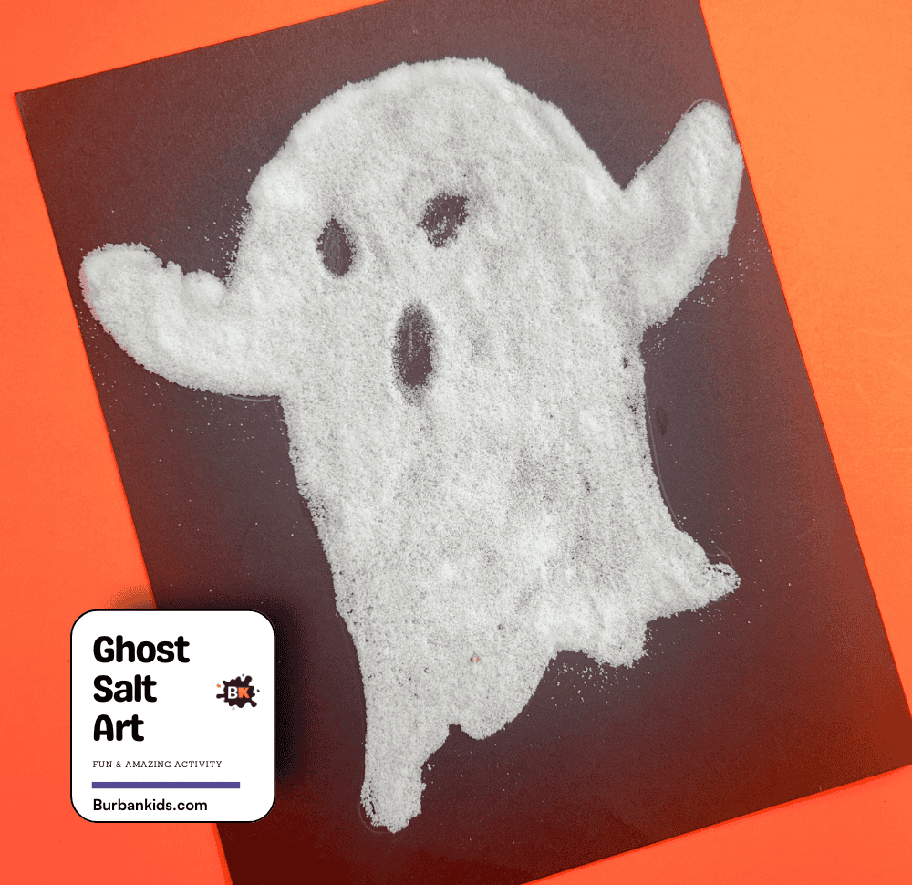 Ghost Salt Art Activity