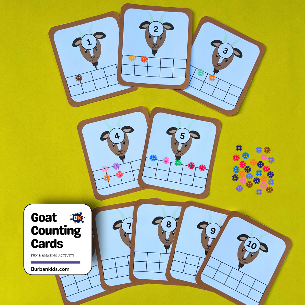 Goat Counting Cards Goat Counting Cards