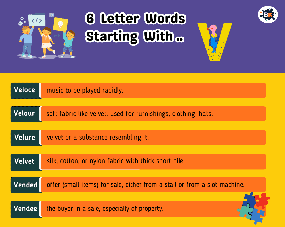 Goofy 6 Letter Words Starting With V For Kids Goofy 6 Letter Words Starting With V For Kids