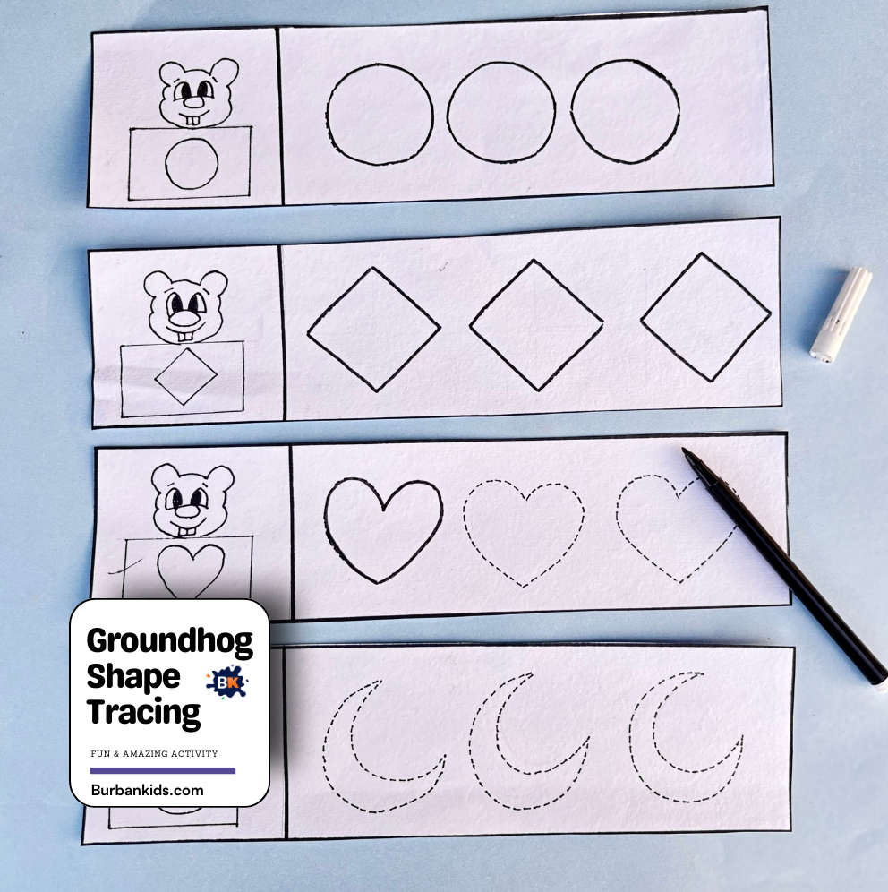 Groundhog Shape Tracing Groundhog Shape Tracing