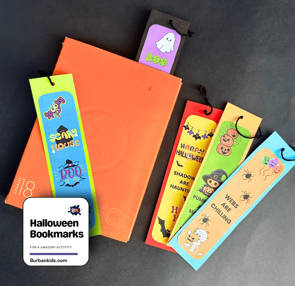 Halloween Bookmarks Activity