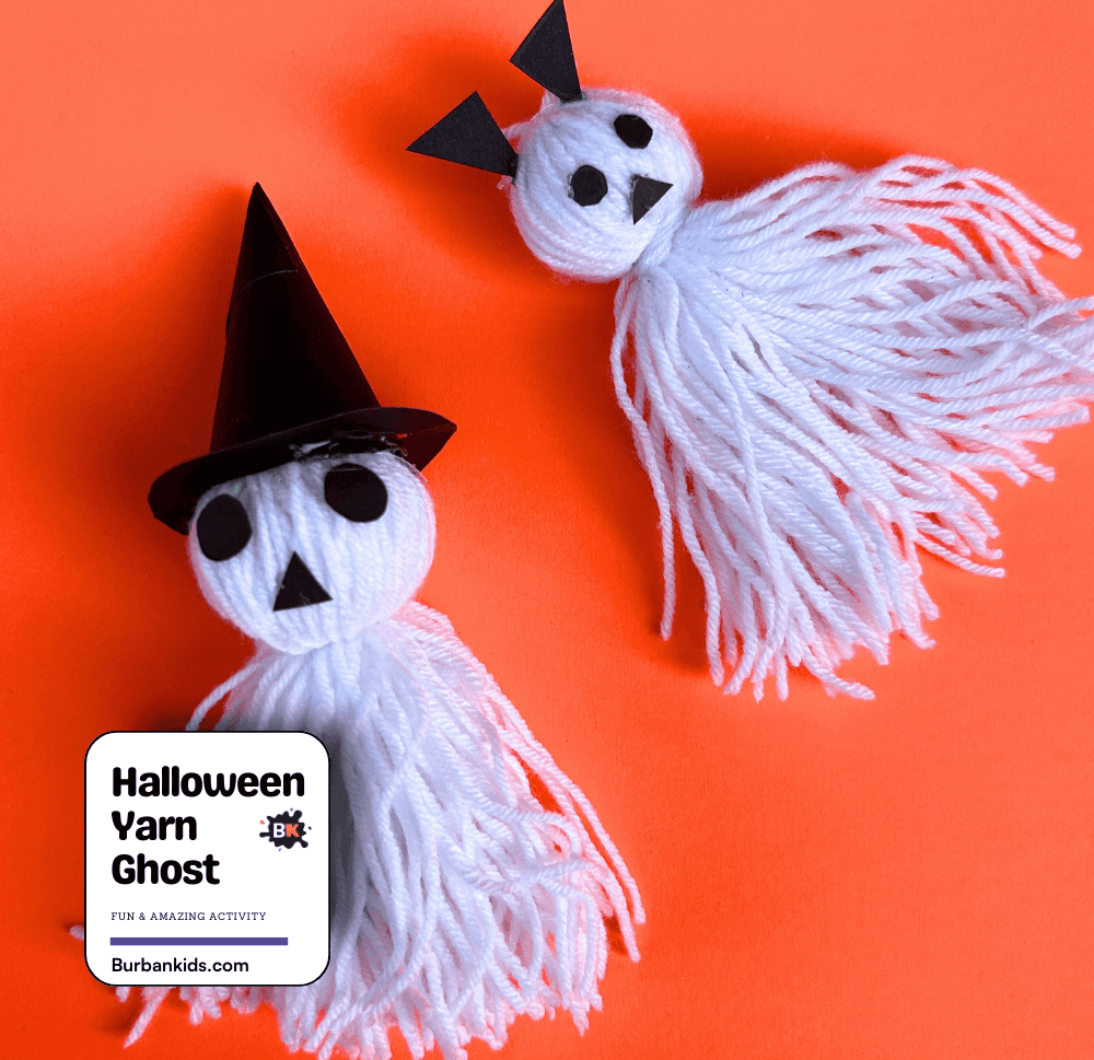 Halloween Yarn Ghost Activity