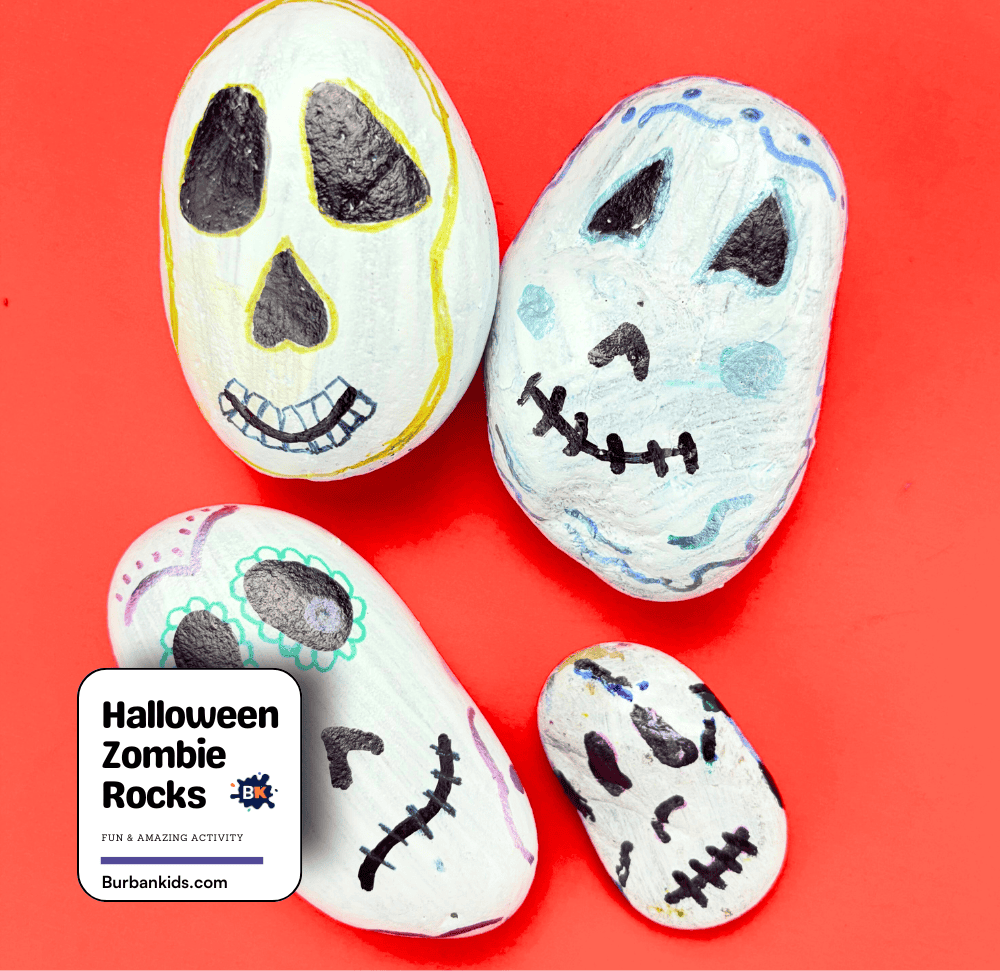 Halloween Zombie Rocks Activity