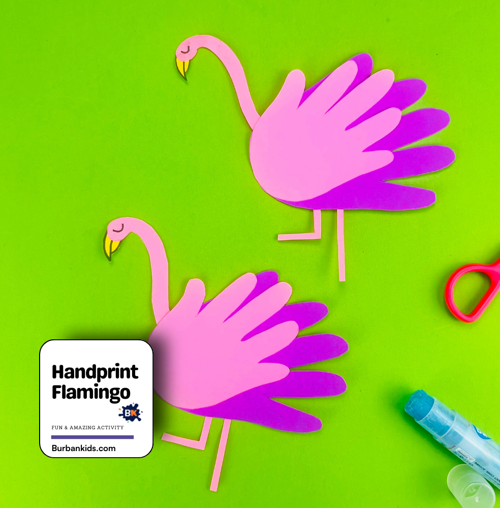 Handprint Flamingo Handprint Flamingo