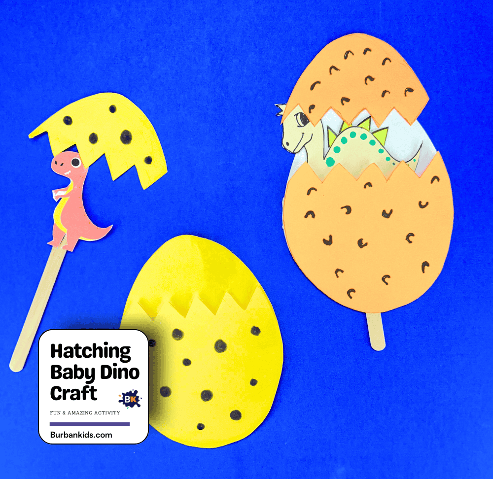 Hatching Baby Dino Craft