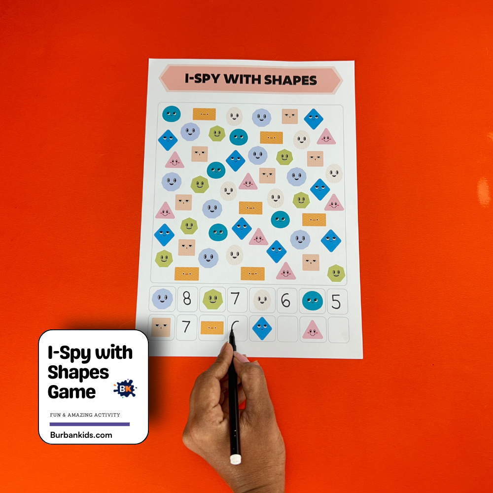 I-Spy with Shapes Game I-Spy with Shapes Game
