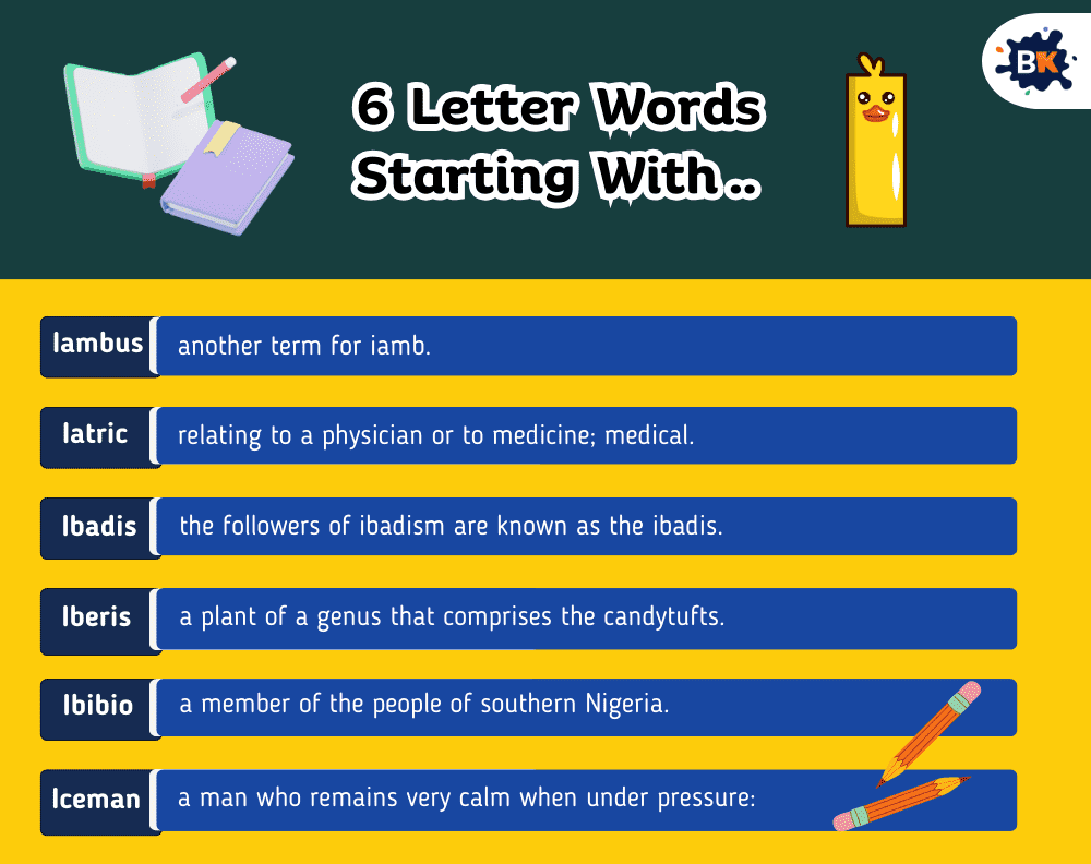 Incredible 6 Letter Words Starting With I For Kids Incredible 6 Letter Words Starting With I For Kids
