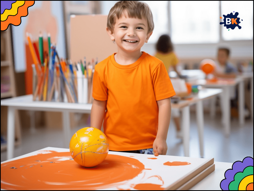 Incredible Ball Painting Activity For Kids Incredible Ball Painting Activity For Kids