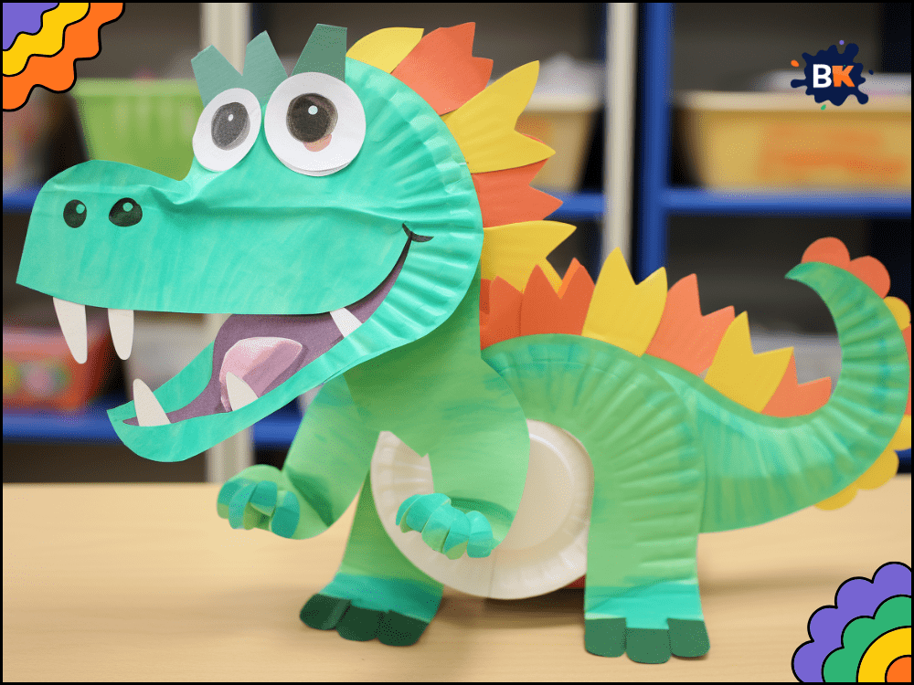 Incredible Paper Plate Dinosaur Making Activity for Kids Incredible Paper Plate Dinosaur Making Activity for Kids