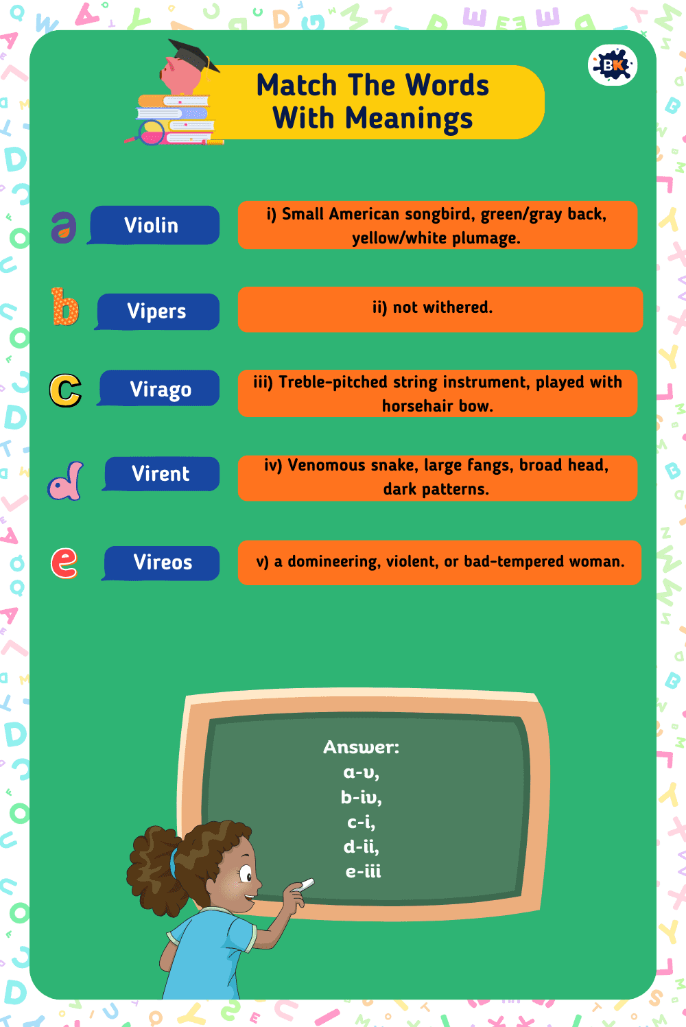 Knowledgeable Word Matching Game For Kids Knowledgeable Word Matching Game For Kids
