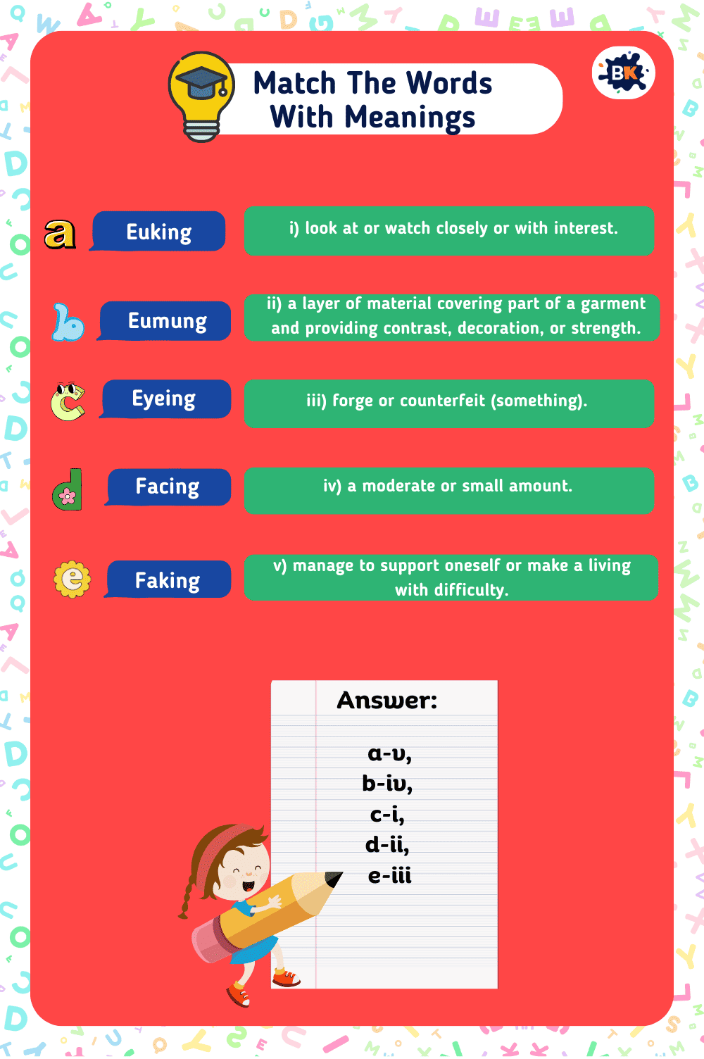 Knowledgeable Word Matching Game For Kids Knowledgeable Word Matching Game For Kids