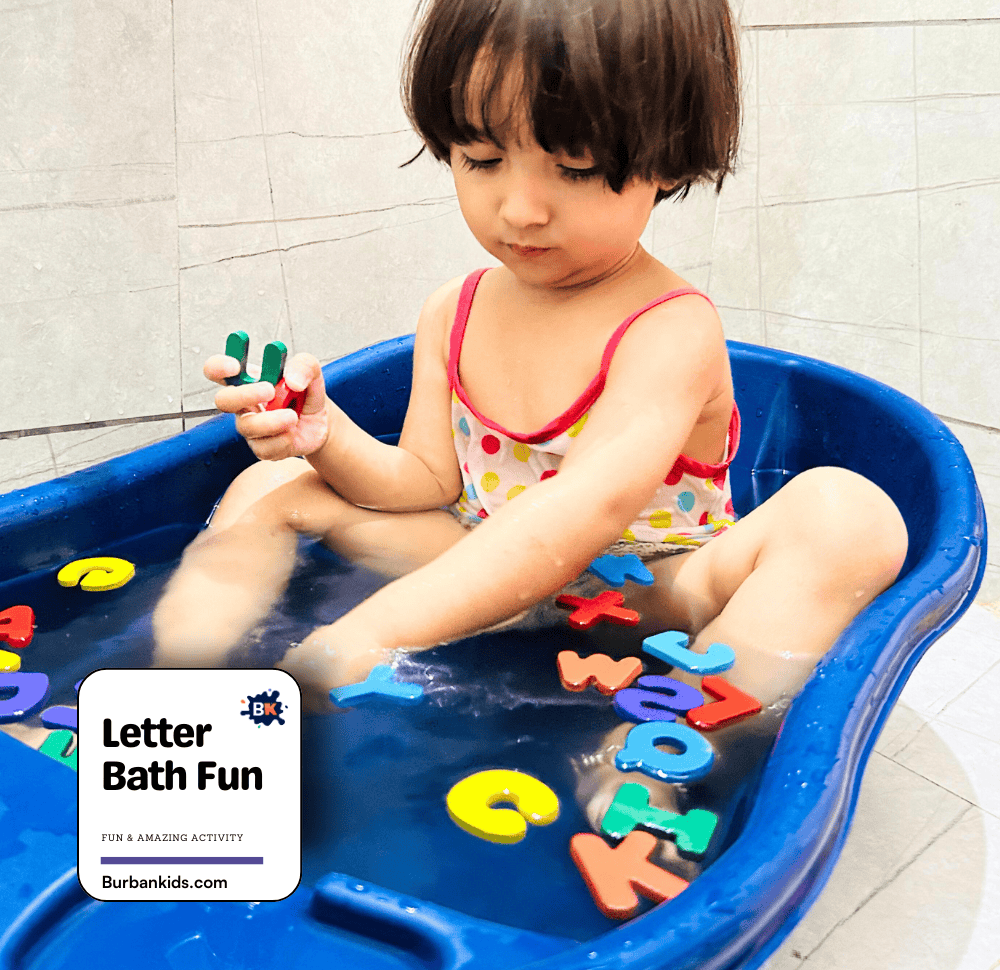 Letter Bath Fun Activity