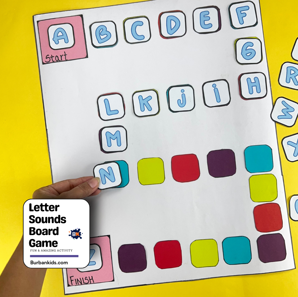 Letter Sounds Board Game Letter Sounds Board Game