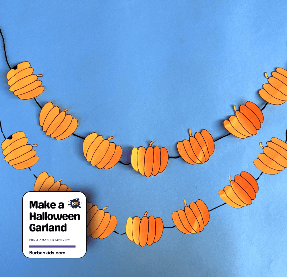 Make a Halloween Garland Activity