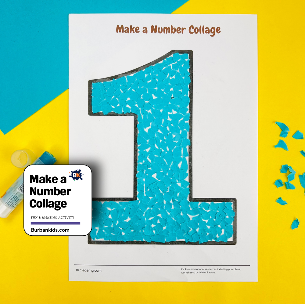 Make a Number Collage Make a Number Collage