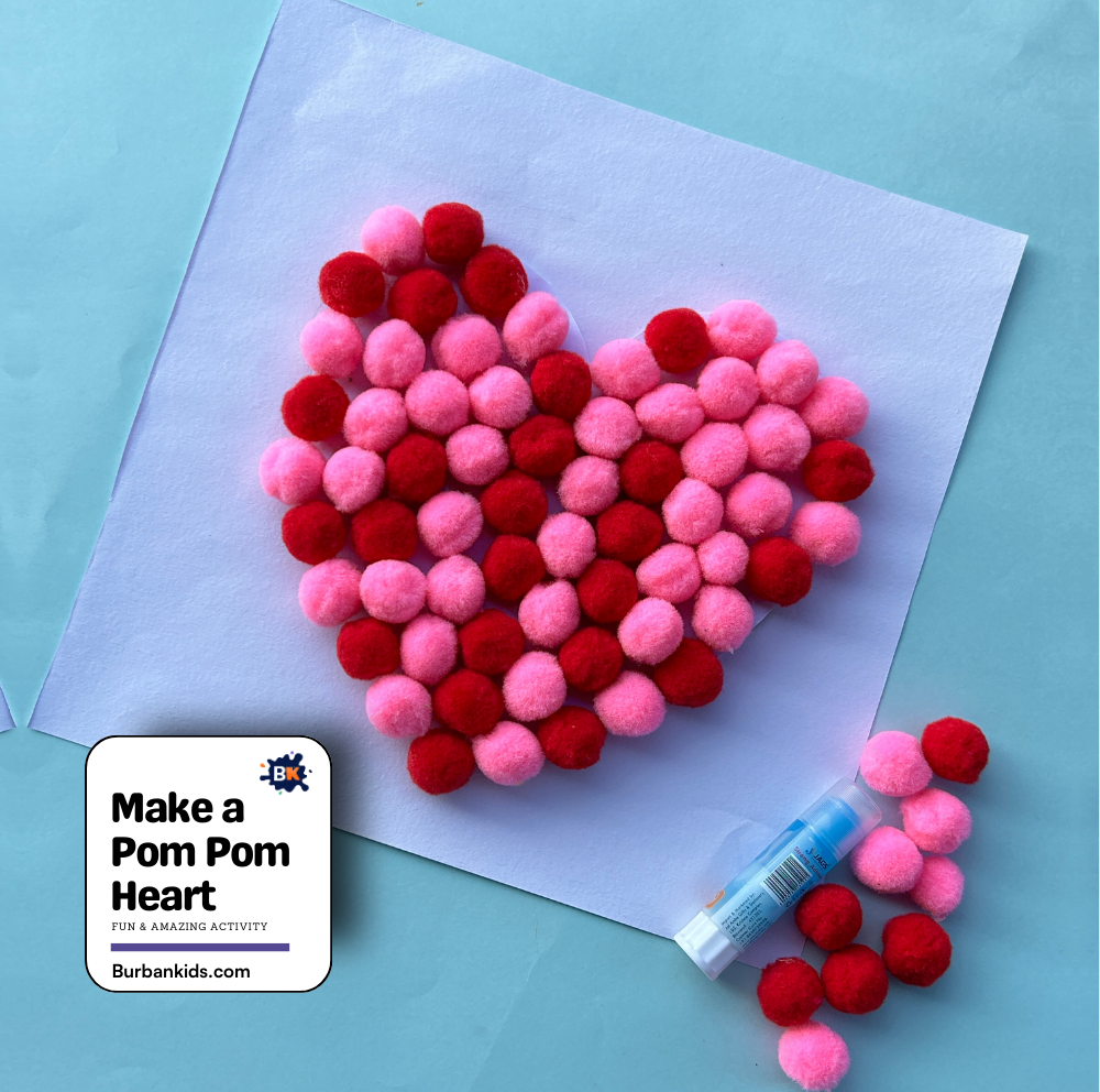 Make a Pom Pom Heart Make a Pom Pom Heart