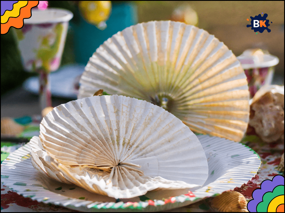Nice Paper Plate Shells Making Activity for Kids Nice Paper Plate Shells Making Activity for Kids