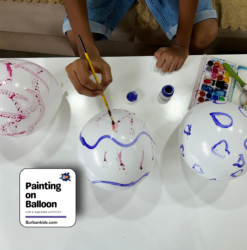 Painting on Balloon Painting on Balloon