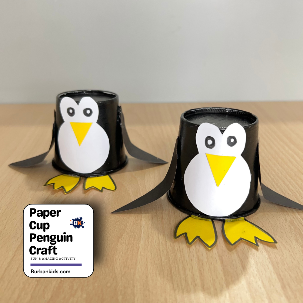 Paper Cup Penguin Craft Paper Cup Penguin Craft