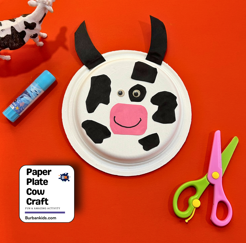 Paper Plate Cow Craft Paper Plate Cow Craft