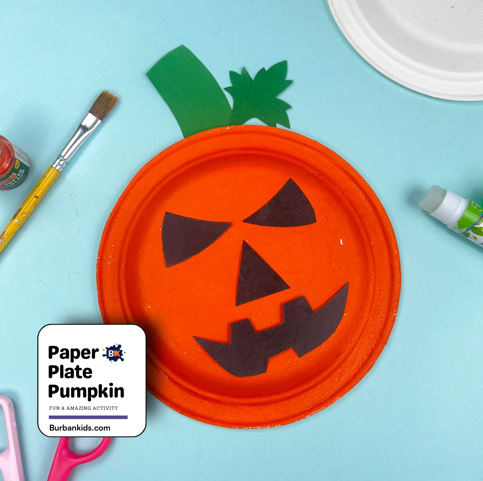 Paper Plate Pumpkin Paper Plate Pumpkin