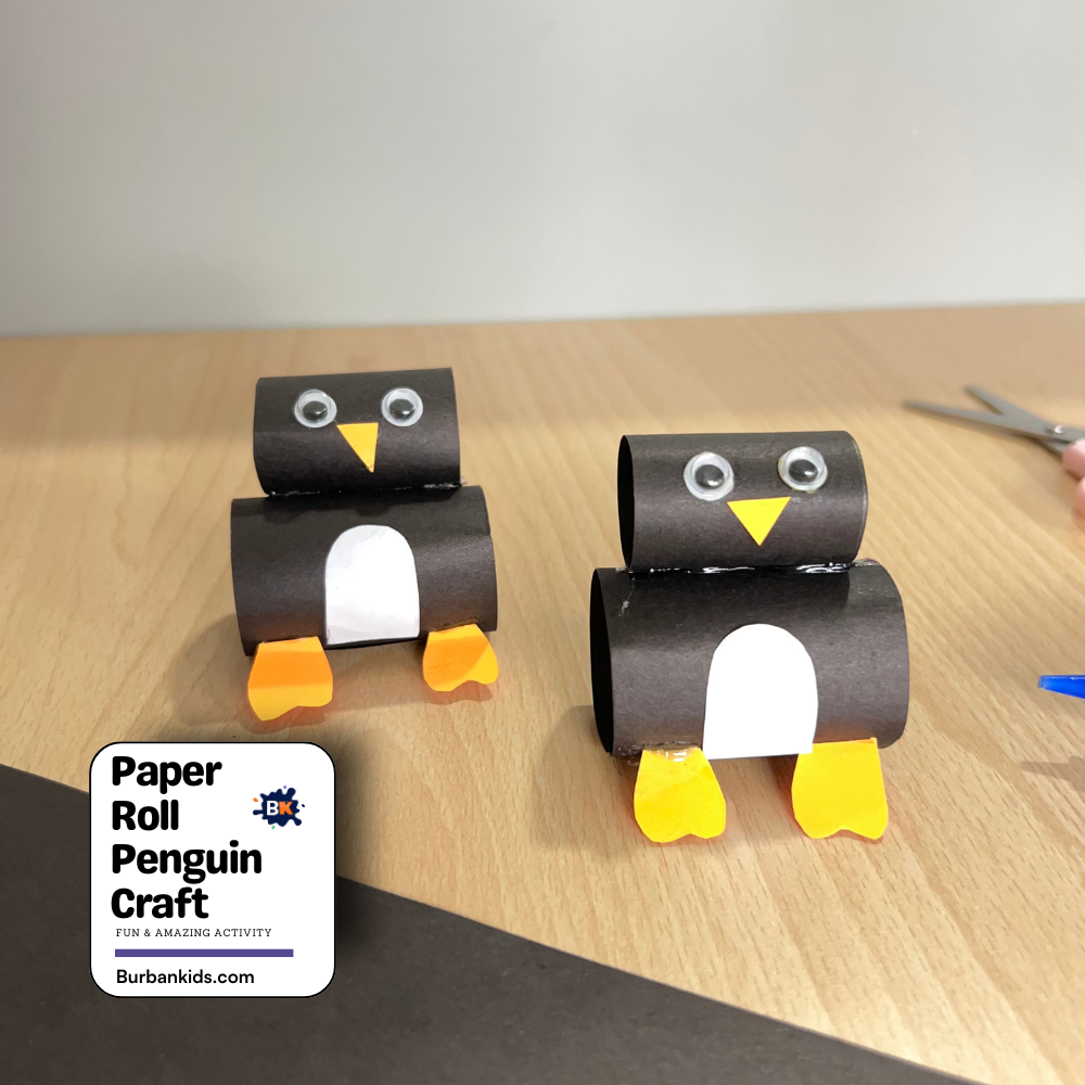 Paper Roll Penguin Craft Paper Roll Penguin Craft