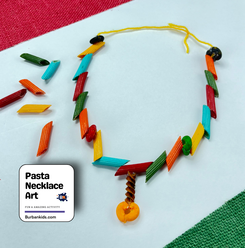 Pasta Necklace Art Pasta Necklace Art