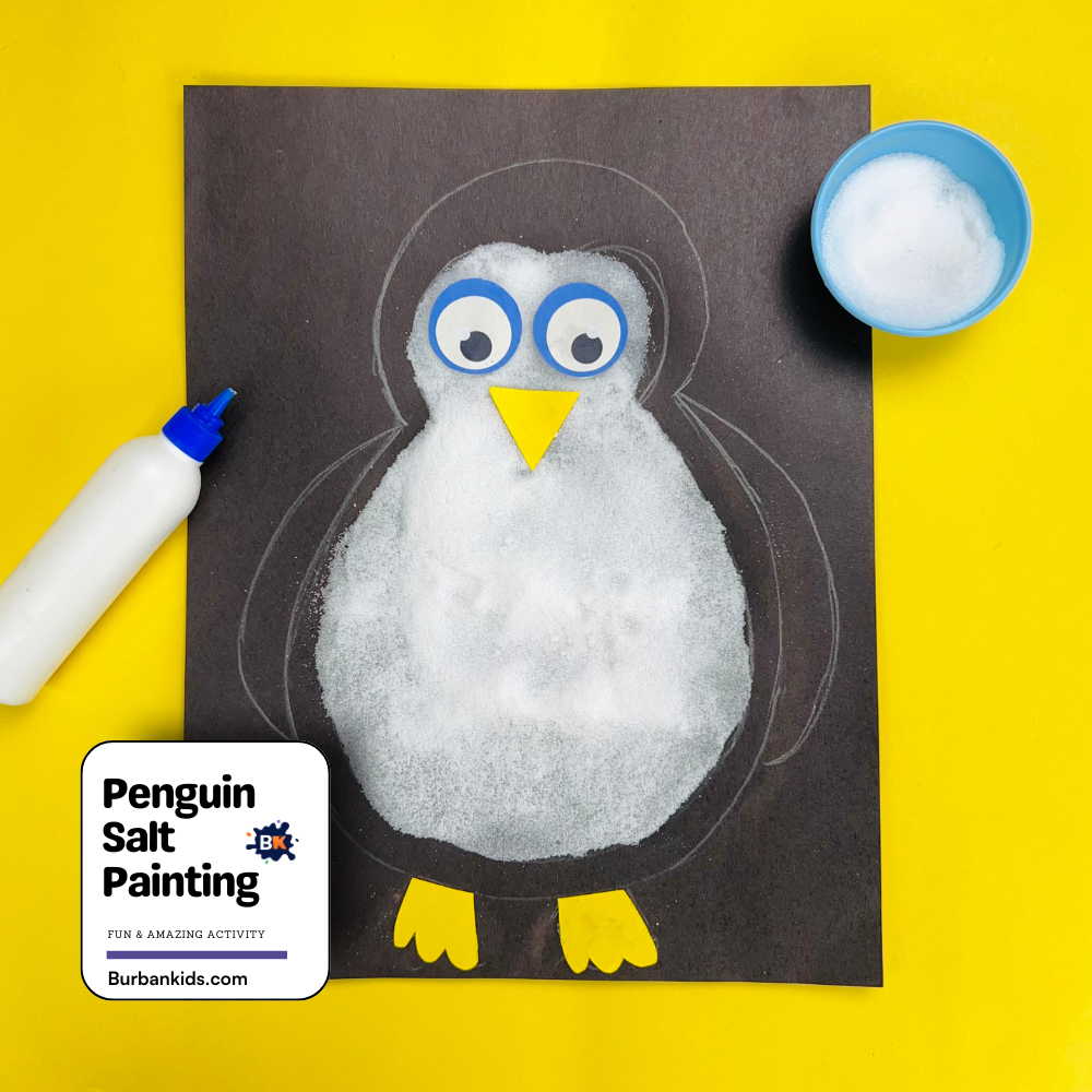 Penguin Salt Painting Penguin Salt Painting