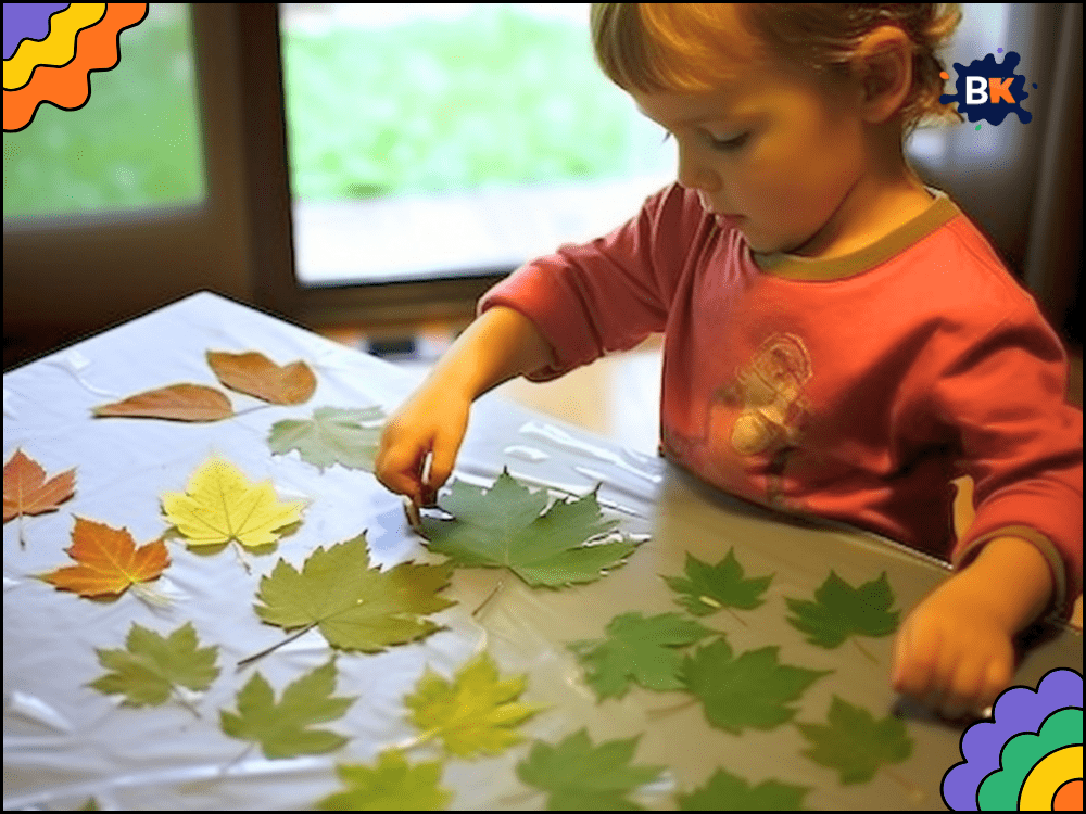 Perfect Paper Leaf Collage Making Activity For Kids Perfect Paper Leaf Collage Making Activity For Kids