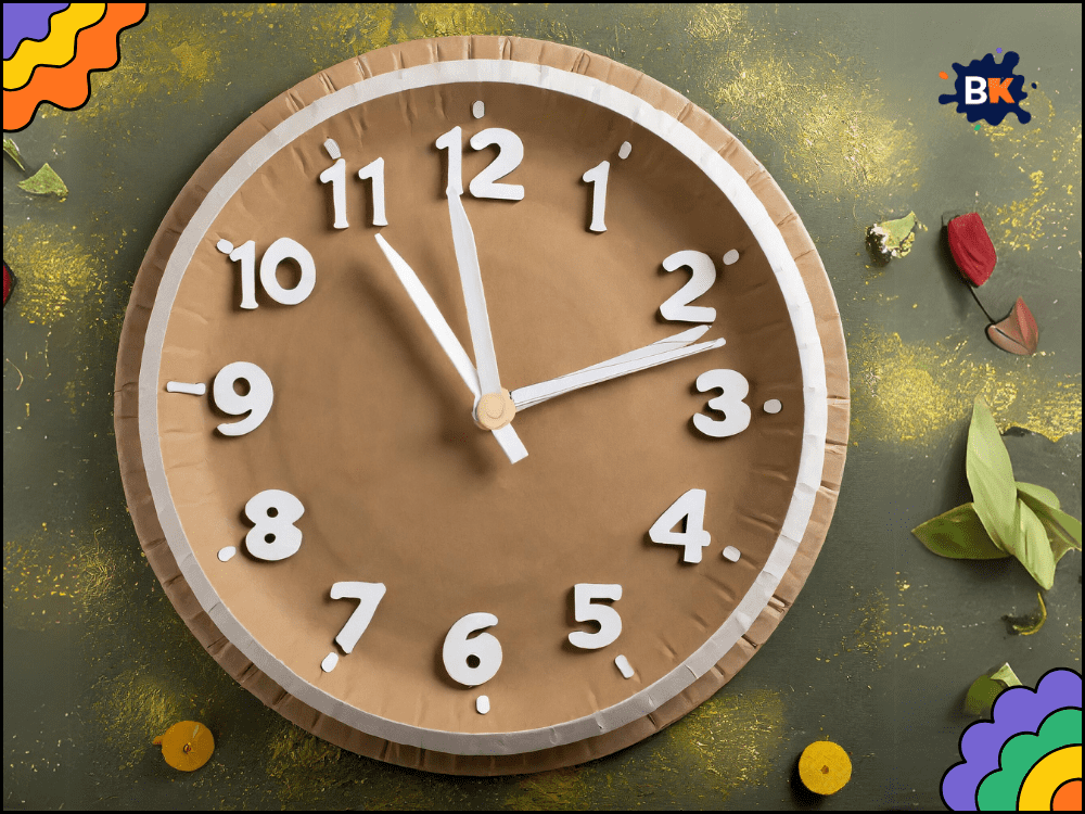 Perfect Paper Plate Clock Making Activity for Kids Perfect Paper Plate Clock Making Activity for Kids
