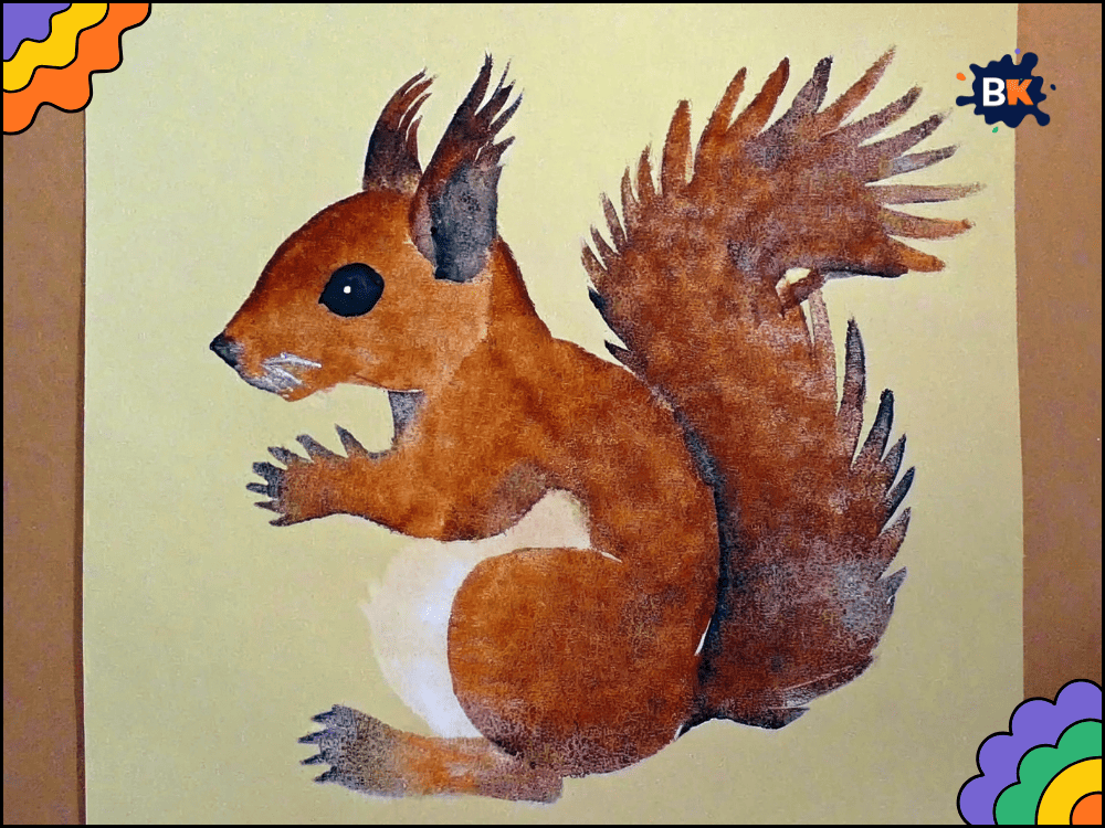 Perfect Squirrel Handprint Art Making for Kids Perfect Squirrel Handprint Art Making for Kids
