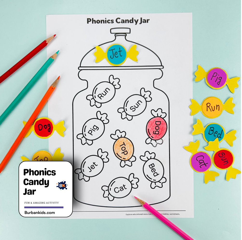 Phonics Candy Jar Phonics Candy Jar