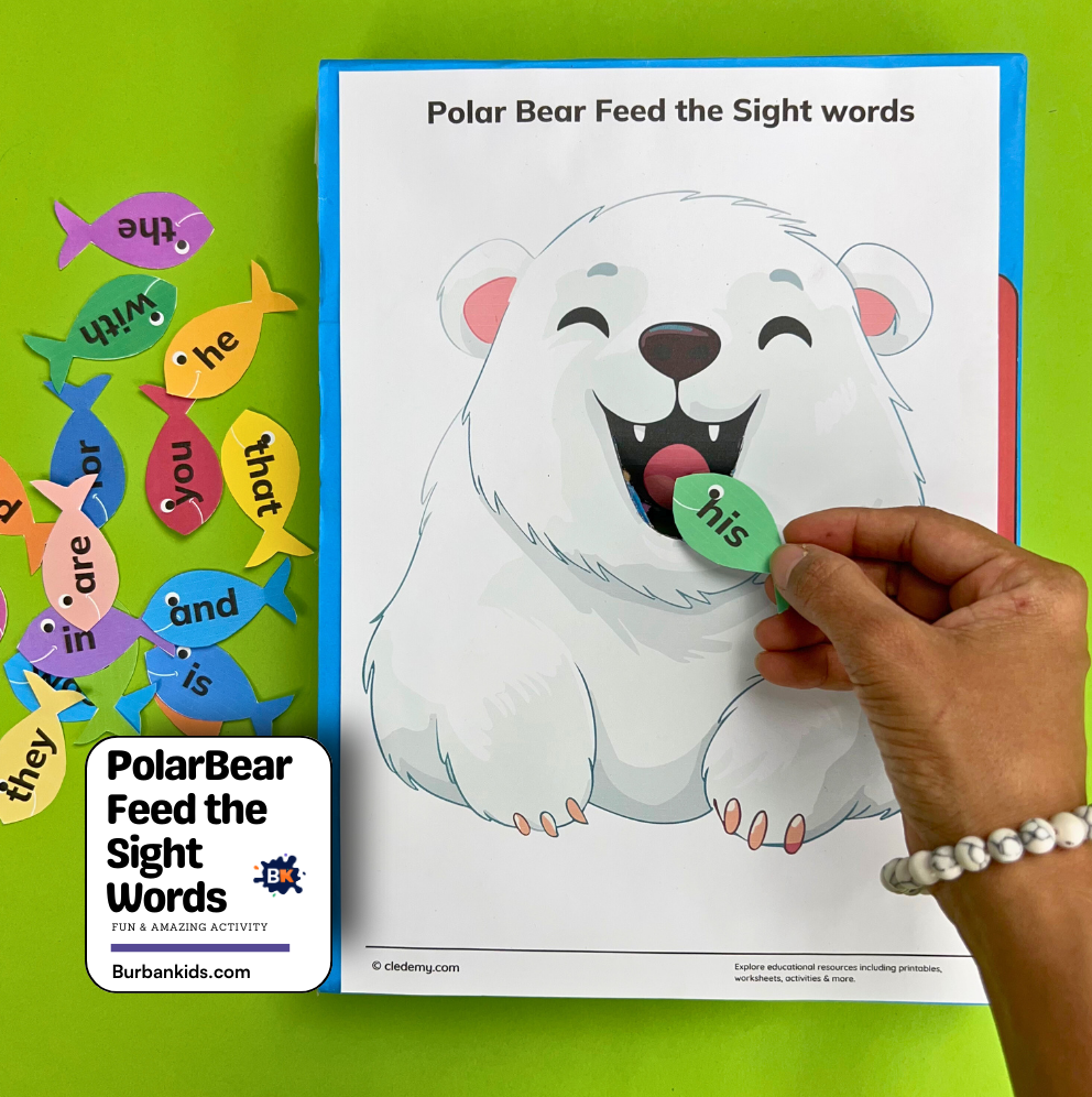 PolarBear Feed the Sight Words Polar Bear Feed the Sight Words