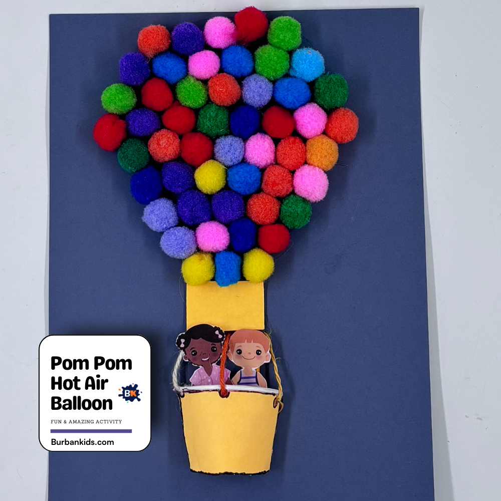 Pom Pom Hot Air Balloon Pom Pom Hot Air Balloon