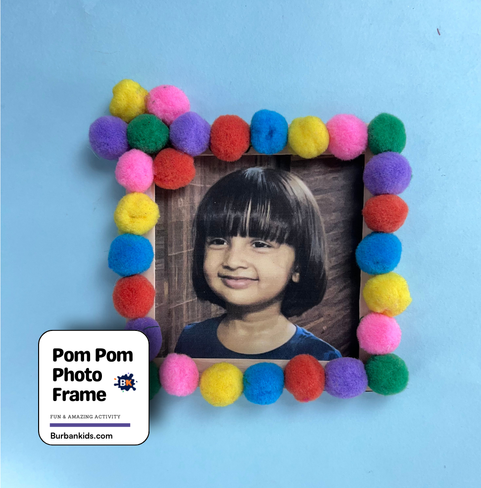 Pom Pom Photo Frame Pompom Photo Frame