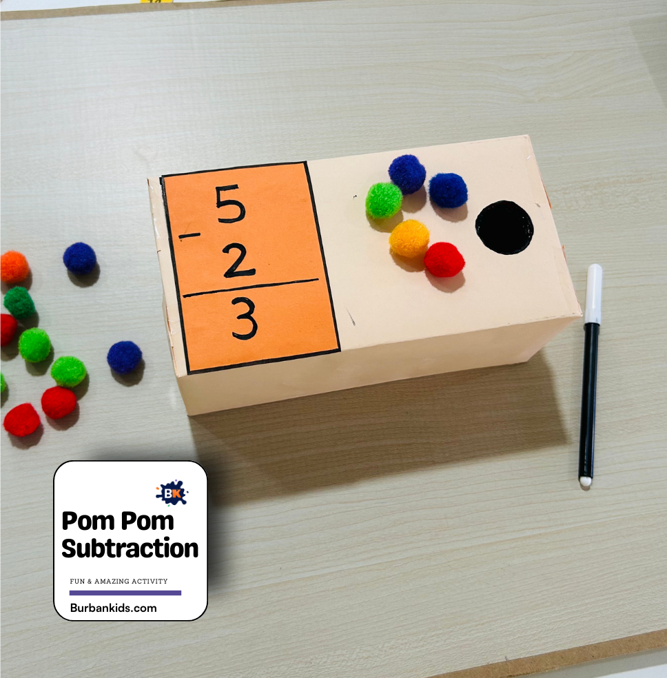 Pom Pom Subtraction Pom Pom Subtraction