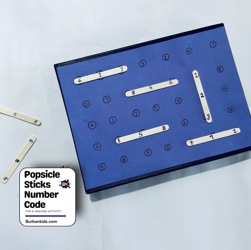 Popsicle Sticks Number Code Popsicle Sticks Number Code