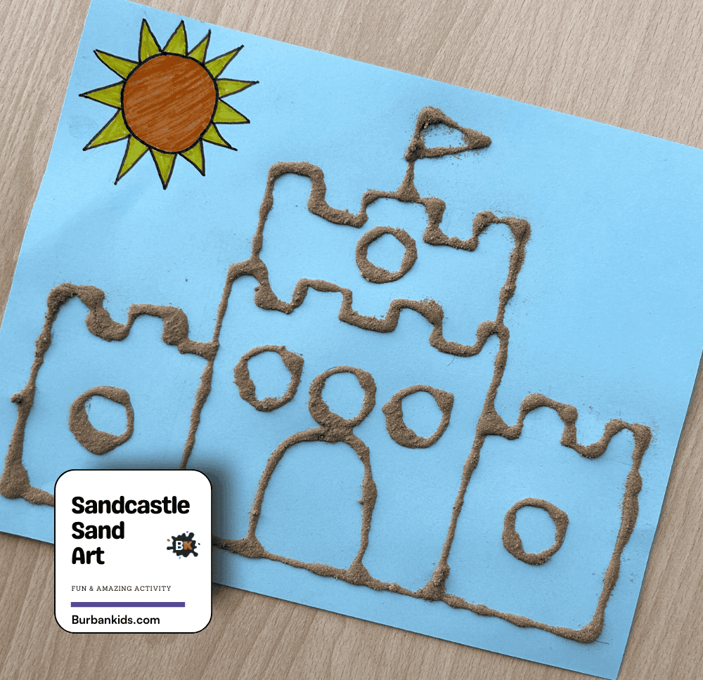 Sandcastle Sand Art Activity