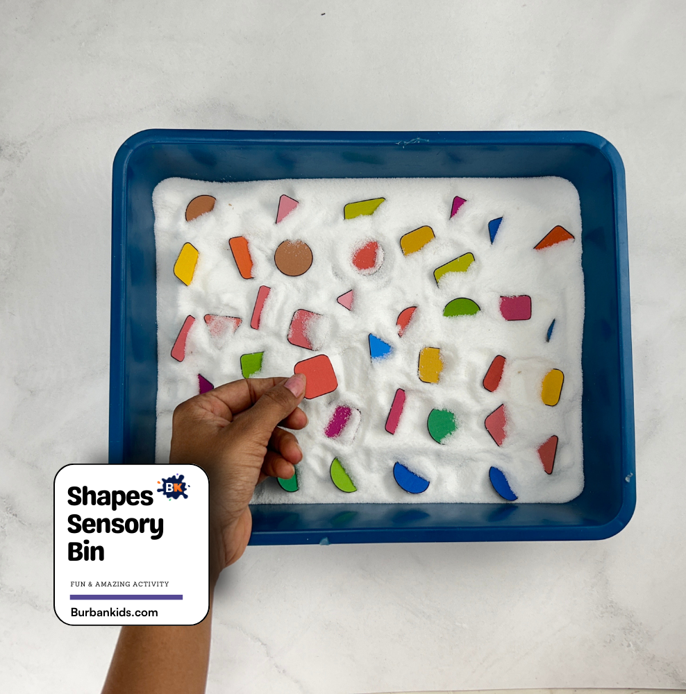 Shapes Sensory Bin Shapes Sensory Bin