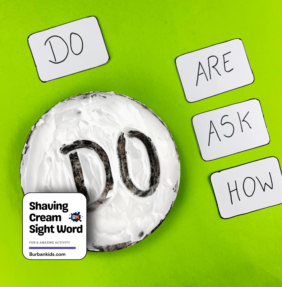 Shaving Cream Sight Word Shaving Cream Sight Word