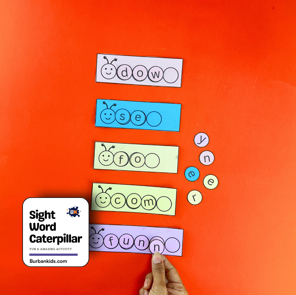 Sight Word Caterpillar Sight Word Caterpillar