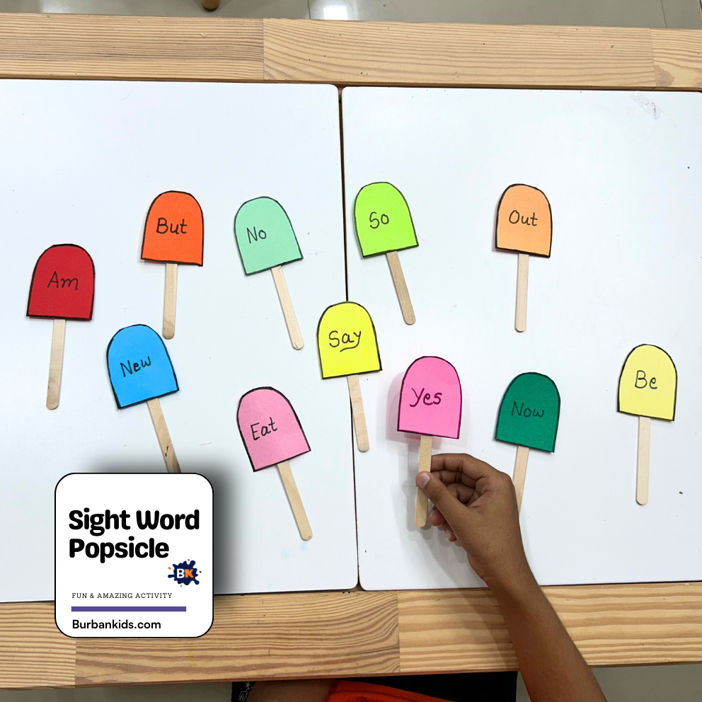 Sight Word Popsicle Sight Word Popsicle