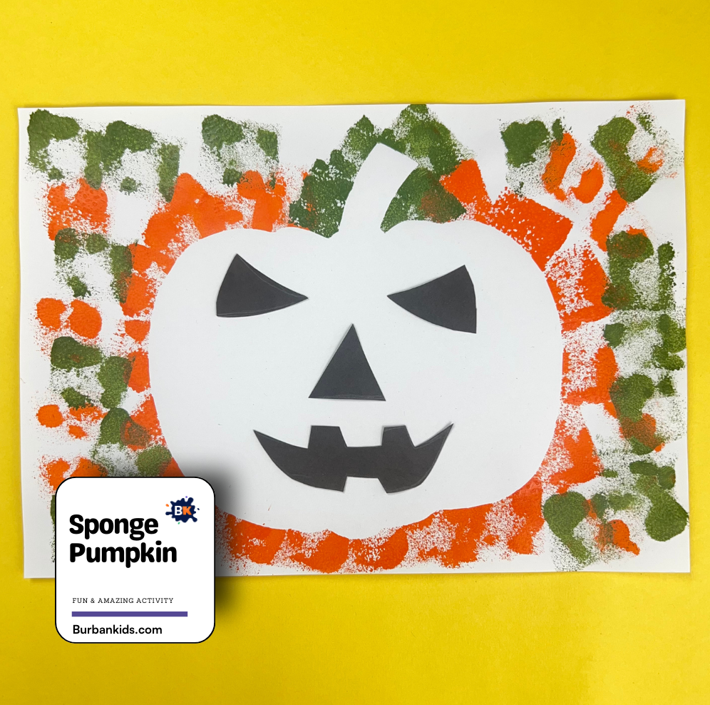 Sponge Pumpkin Sponge Pumpkin Art