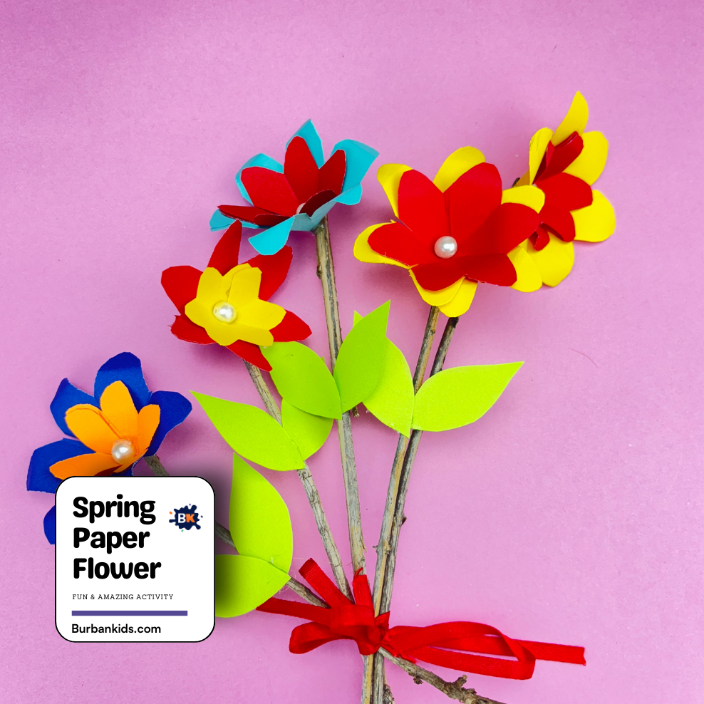 Spring Paper Flower Spring Paper Flowers