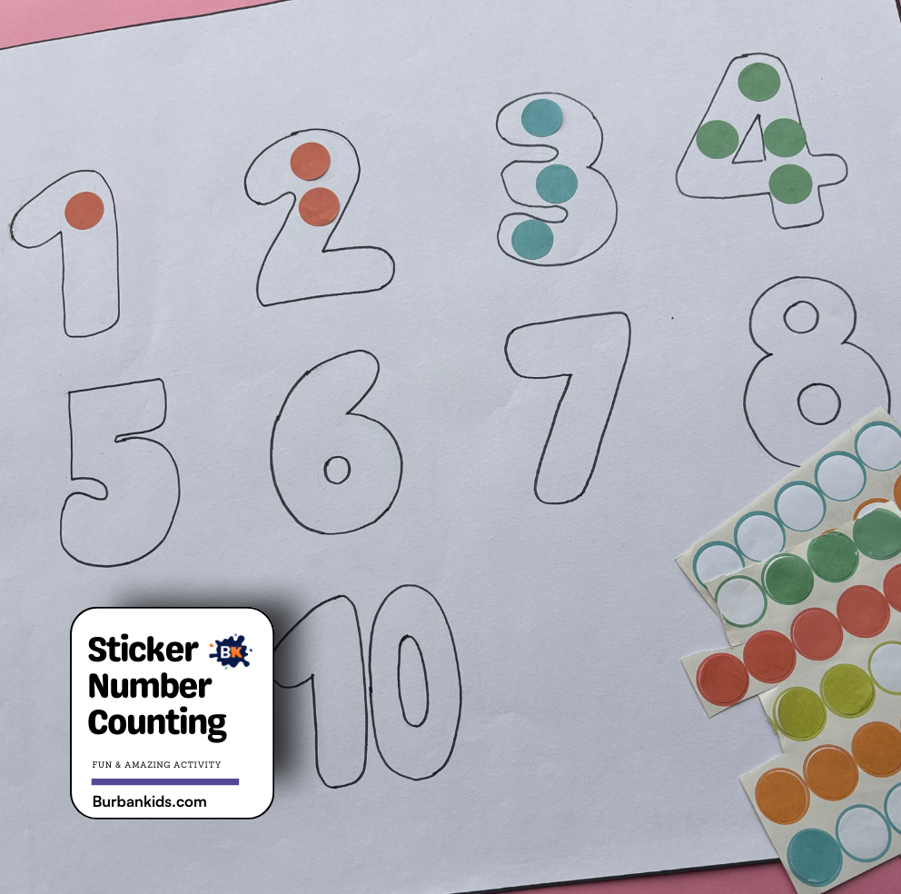 Sticker Number Counting Sticker Number Counting