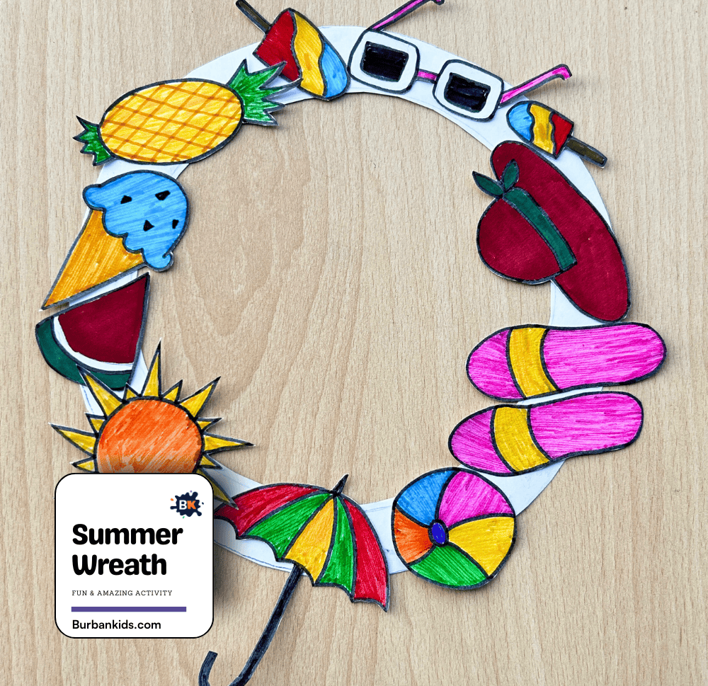 Summer Wreath Activity
