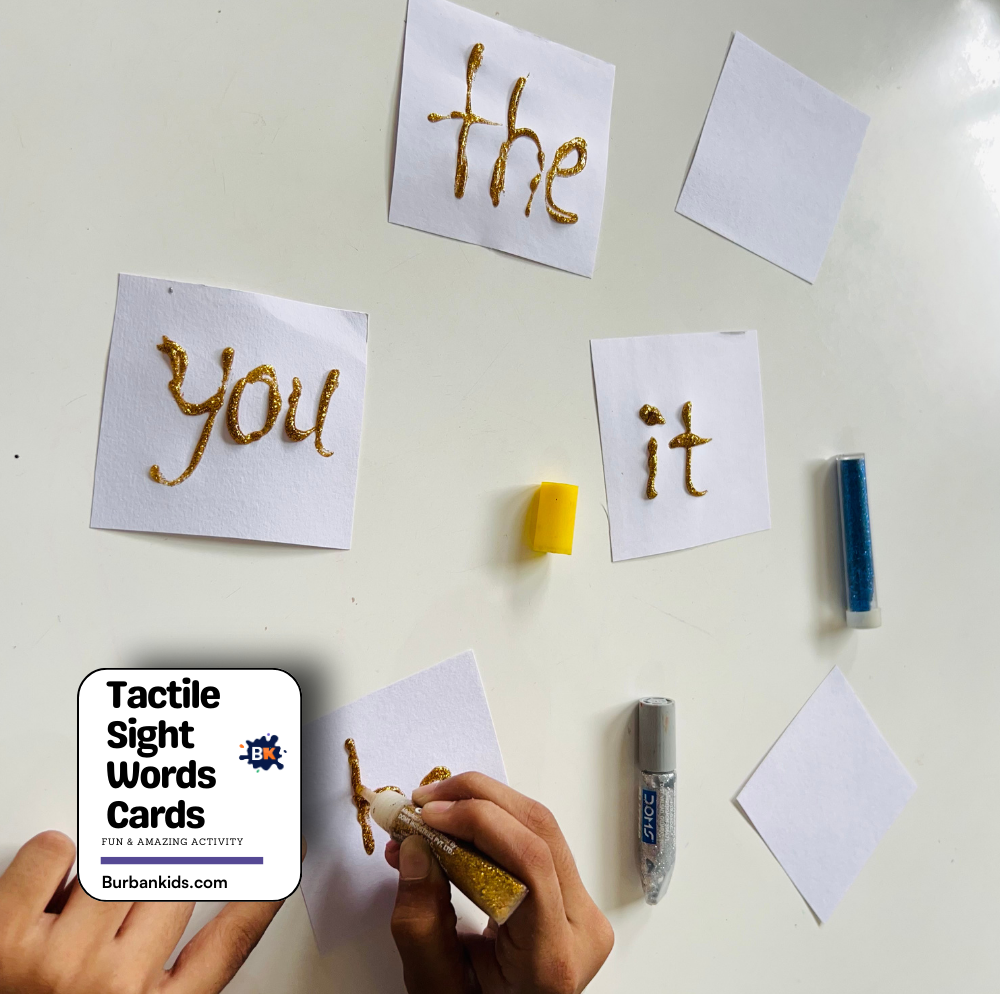 Tactile Sight Words Cards Tactile Sight Words Cards