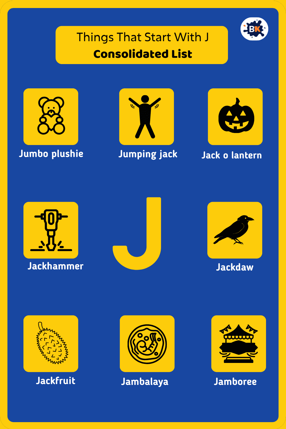 Things That Start With J